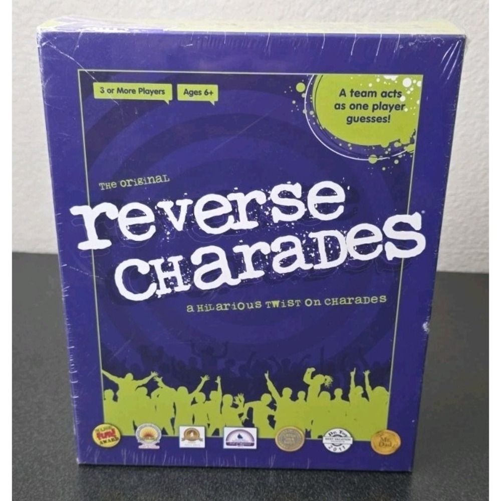 New Reverse Charades Party Family Game Sealed USAopoly Games
